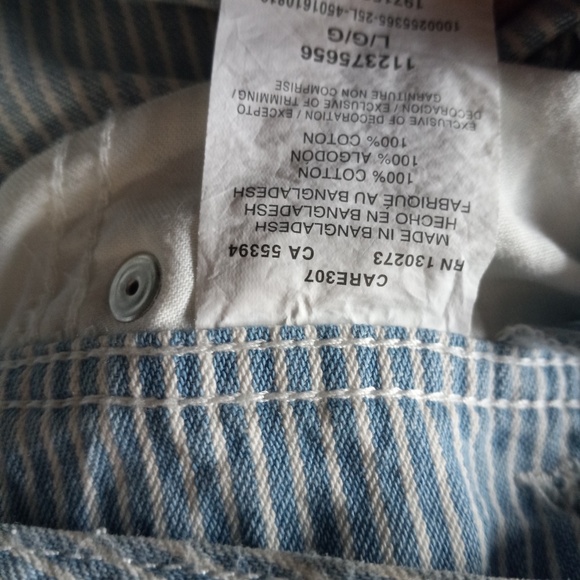 Wrangler-Lainey Wilson Striped Overalls- Women's SZ L NWT - Picture 8 of 11